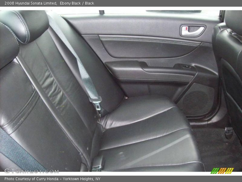 Ebony Black / Black 2008 Hyundai Sonata Limited