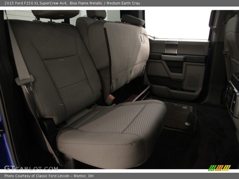 Blue Flame Metallic / Medium Earth Gray 2015 Ford F150 XL SuperCrew 4x4