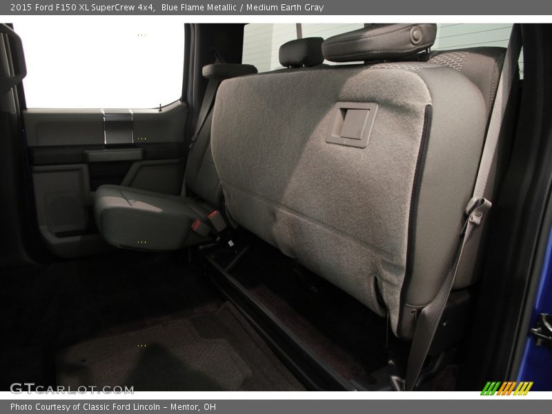 Blue Flame Metallic / Medium Earth Gray 2015 Ford F150 XL SuperCrew 4x4