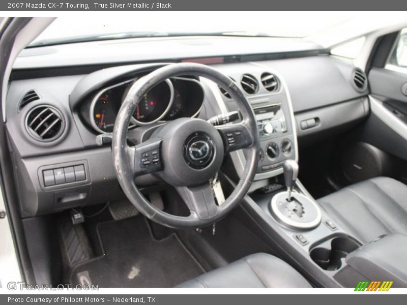 True Silver Metallic / Black 2007 Mazda CX-7 Touring