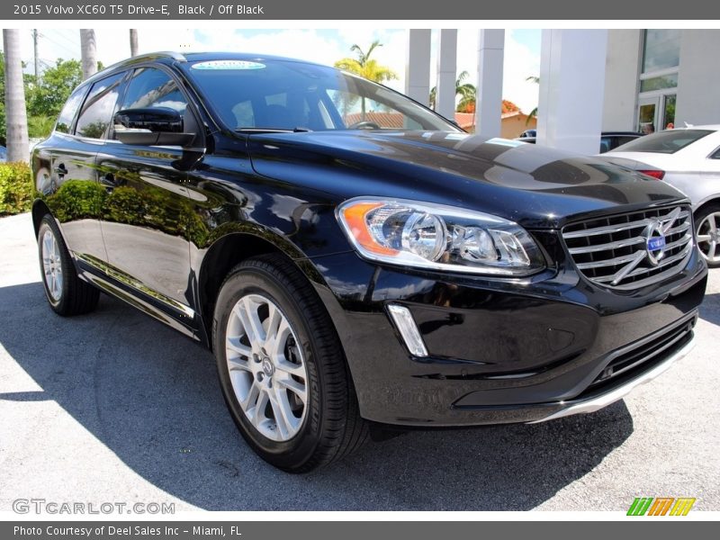 Black / Off Black 2015 Volvo XC60 T5 Drive-E