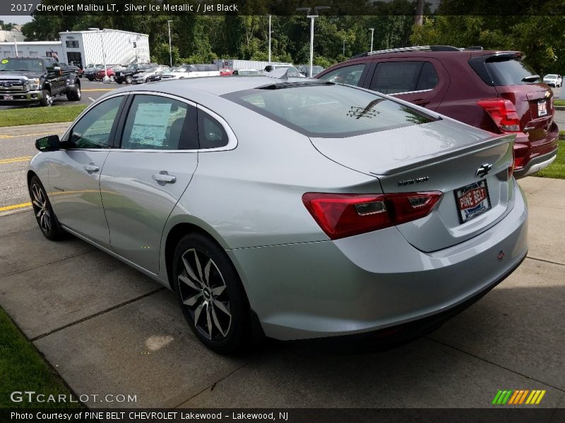 Silver Ice Metallic / Jet Black 2017 Chevrolet Malibu LT