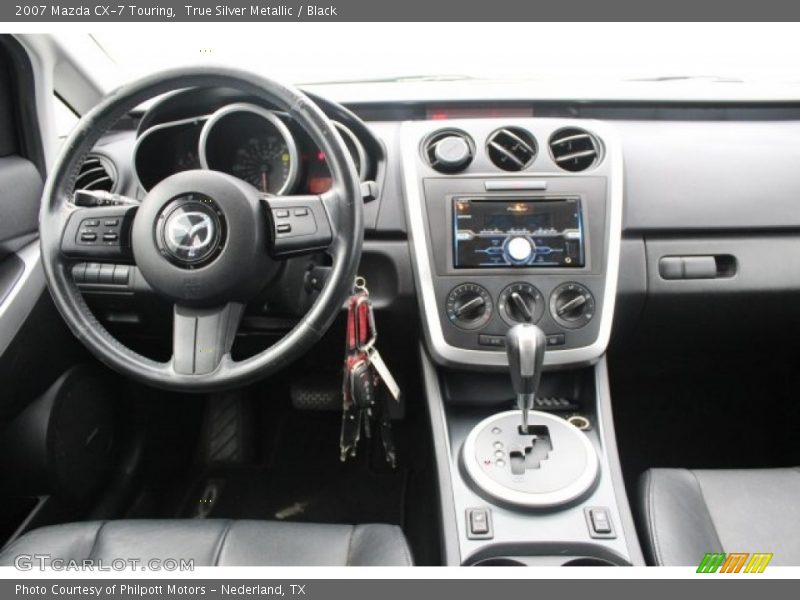 True Silver Metallic / Black 2007 Mazda CX-7 Touring