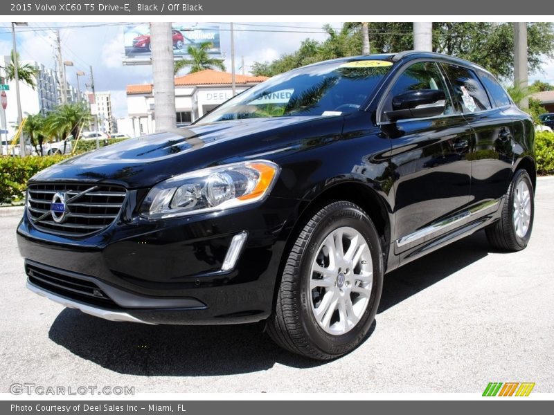 Black / Off Black 2015 Volvo XC60 T5 Drive-E