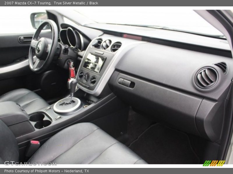 True Silver Metallic / Black 2007 Mazda CX-7 Touring