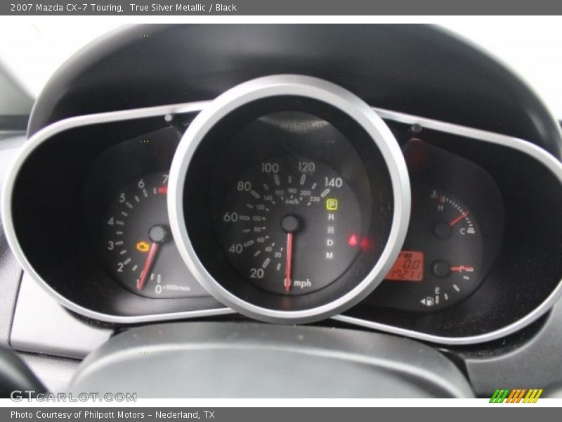 True Silver Metallic / Black 2007 Mazda CX-7 Touring