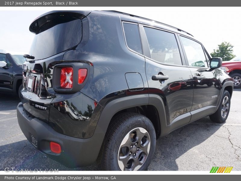 Black / Black 2017 Jeep Renegade Sport