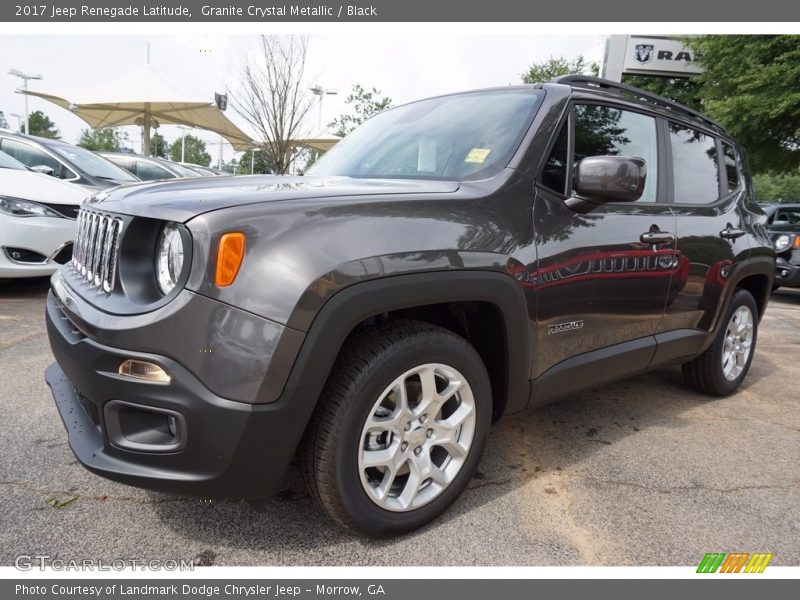 Granite Crystal Metallic / Black 2017 Jeep Renegade Latitude