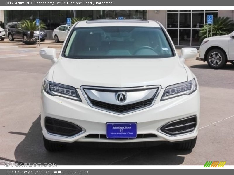 White Diamond Pearl / Parchment 2017 Acura RDX Technology