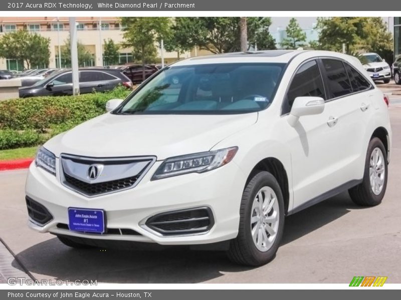 White Diamond Pearl / Parchment 2017 Acura RDX Technology