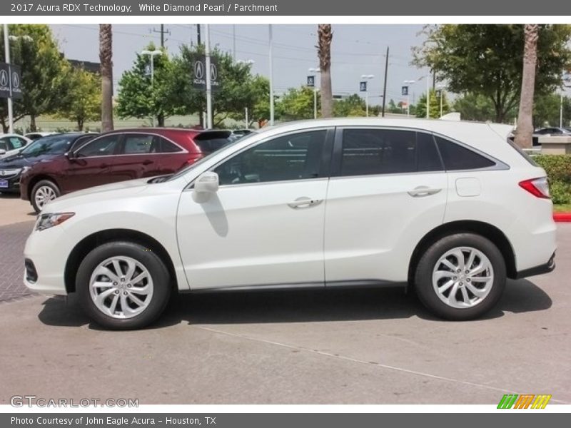 White Diamond Pearl / Parchment 2017 Acura RDX Technology