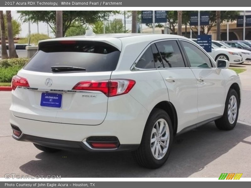 White Diamond Pearl / Parchment 2017 Acura RDX Technology