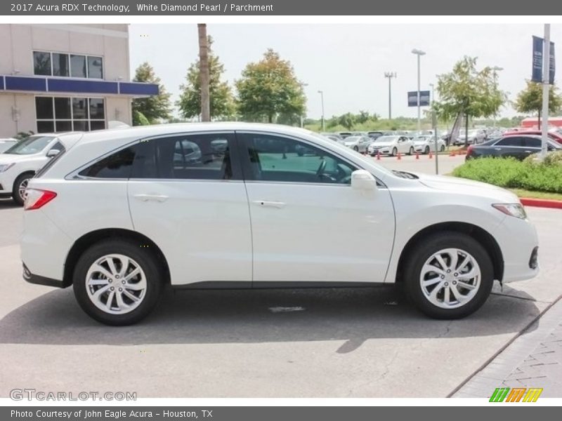 White Diamond Pearl / Parchment 2017 Acura RDX Technology