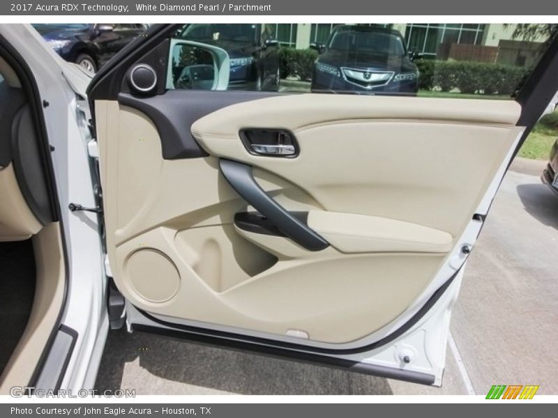 White Diamond Pearl / Parchment 2017 Acura RDX Technology