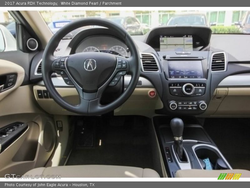 White Diamond Pearl / Parchment 2017 Acura RDX Technology