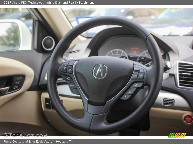 White Diamond Pearl / Parchment 2017 Acura RDX Technology