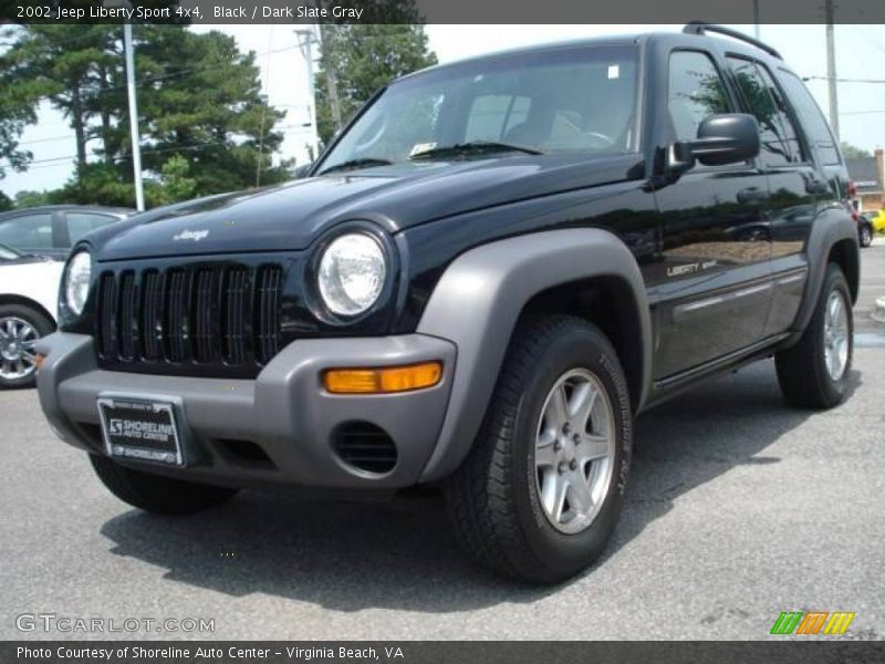 Black / Dark Slate Gray 2002 Jeep Liberty Sport 4x4