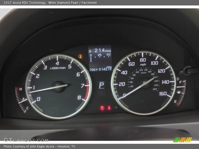 White Diamond Pearl / Parchment 2017 Acura RDX Technology