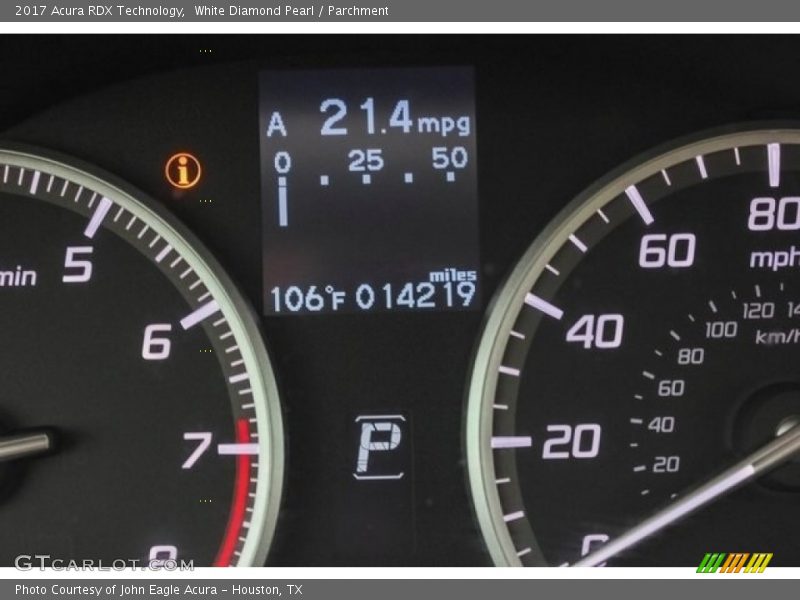 White Diamond Pearl / Parchment 2017 Acura RDX Technology