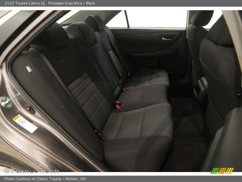 Predawn Gray Mica / Black 2015 Toyota Camry LE