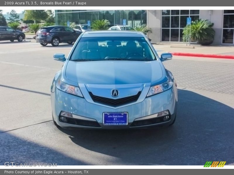 Borealis Blue Pearl / Taupe 2009 Acura TL 3.5