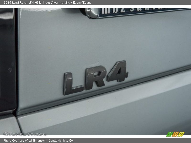 Indus Silver Metallic / Ebony/Ebony 2016 Land Rover LR4 HSE