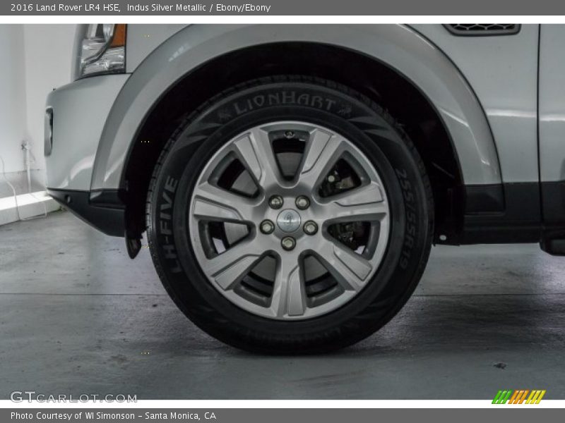 Indus Silver Metallic / Ebony/Ebony 2016 Land Rover LR4 HSE