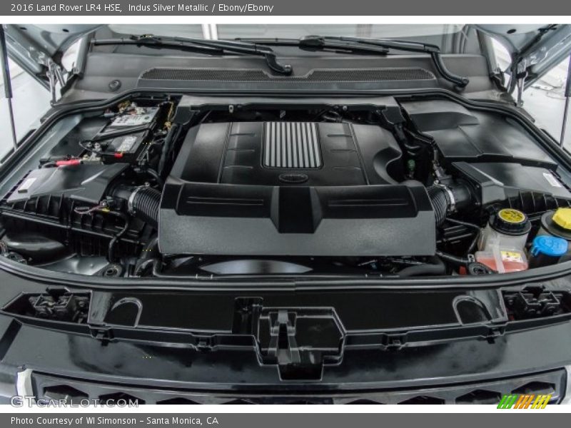 Indus Silver Metallic / Ebony/Ebony 2016 Land Rover LR4 HSE
