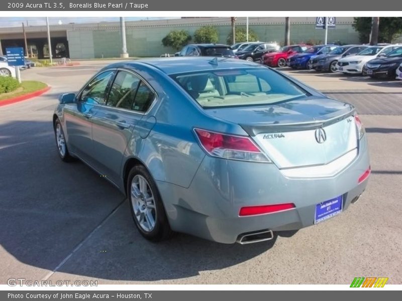 Borealis Blue Pearl / Taupe 2009 Acura TL 3.5