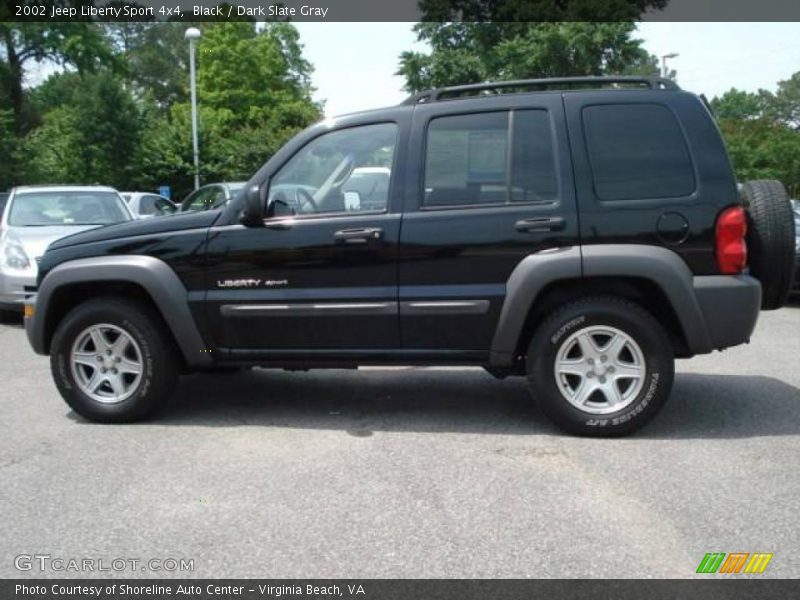 Black / Dark Slate Gray 2002 Jeep Liberty Sport 4x4