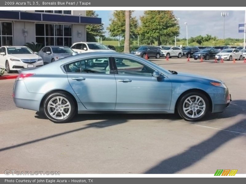 Borealis Blue Pearl / Taupe 2009 Acura TL 3.5
