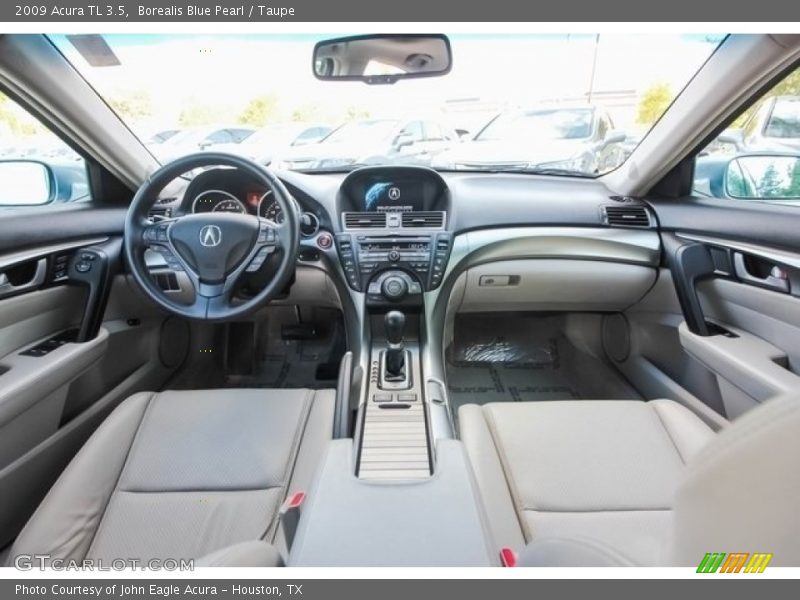 Borealis Blue Pearl / Taupe 2009 Acura TL 3.5