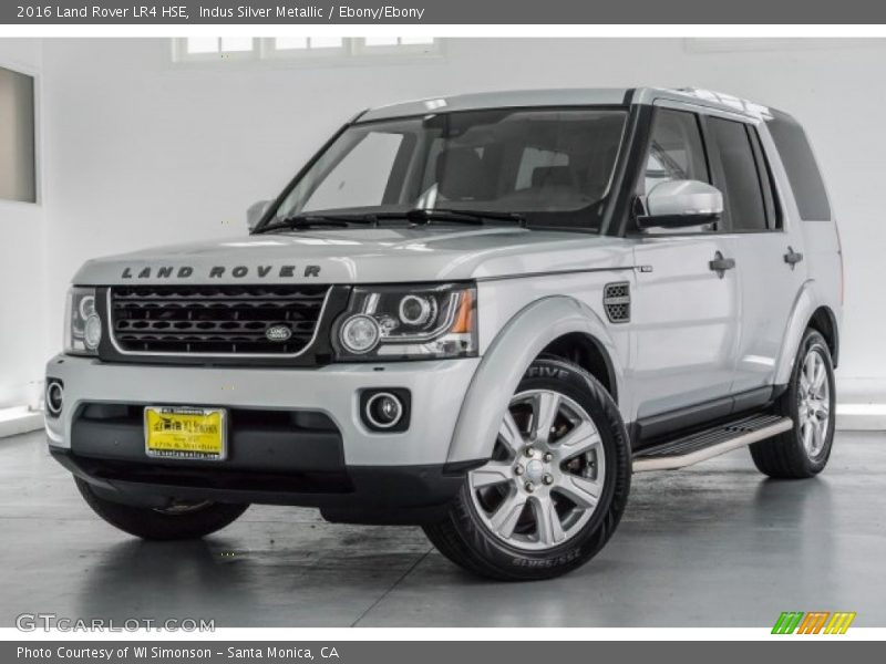 Indus Silver Metallic / Ebony/Ebony 2016 Land Rover LR4 HSE