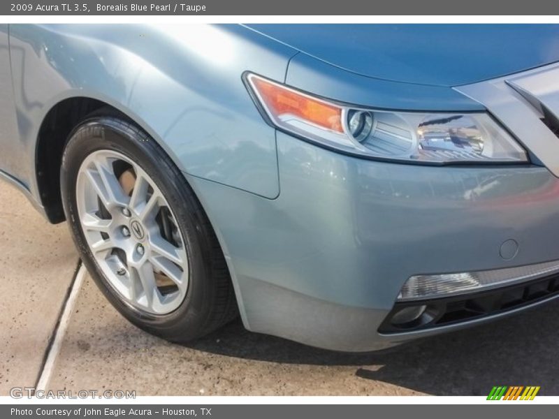 Borealis Blue Pearl / Taupe 2009 Acura TL 3.5