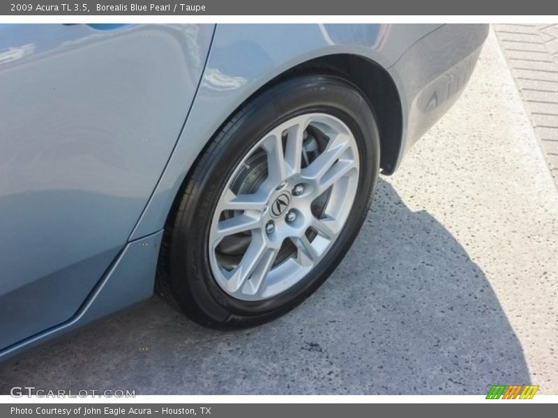 Borealis Blue Pearl / Taupe 2009 Acura TL 3.5