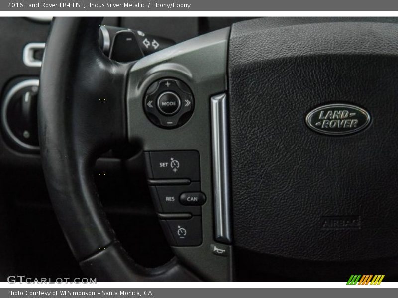 Indus Silver Metallic / Ebony/Ebony 2016 Land Rover LR4 HSE
