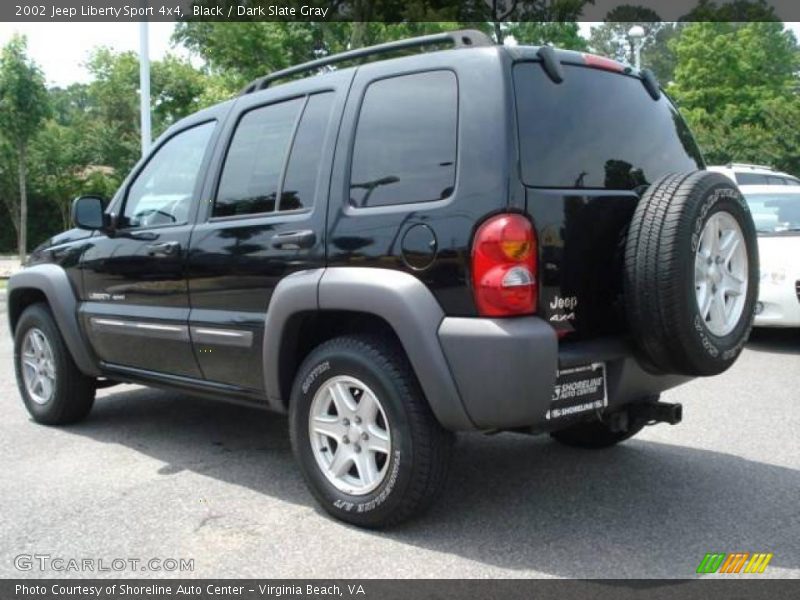 Black / Dark Slate Gray 2002 Jeep Liberty Sport 4x4