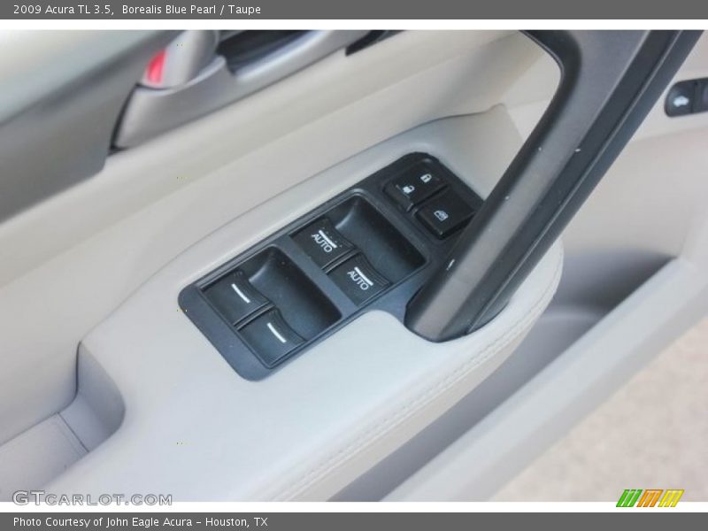 Borealis Blue Pearl / Taupe 2009 Acura TL 3.5