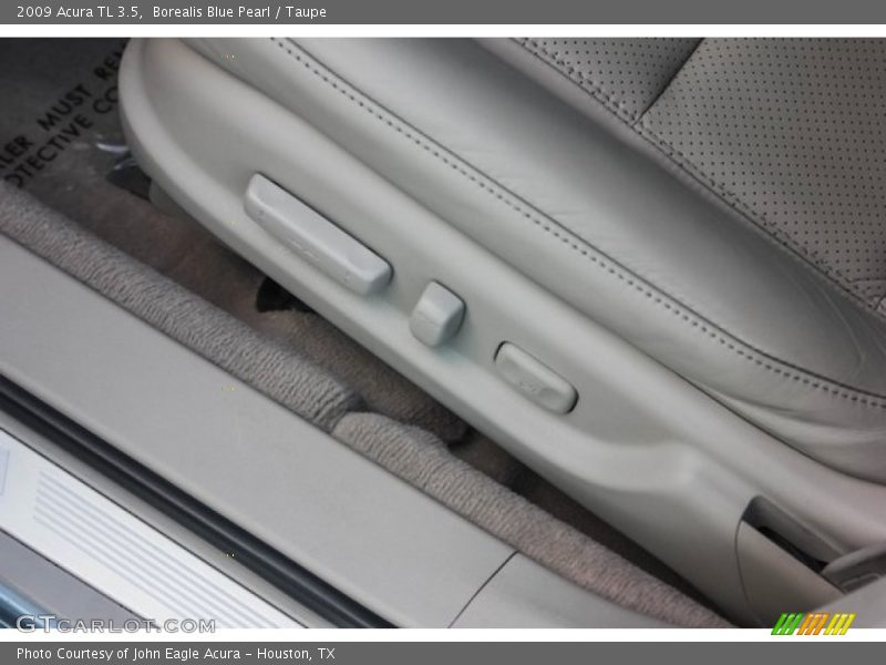 Borealis Blue Pearl / Taupe 2009 Acura TL 3.5