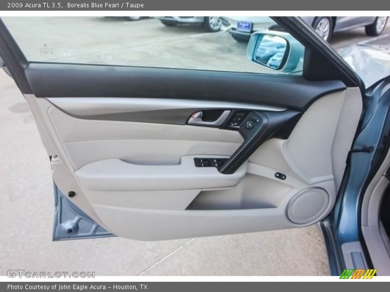 Borealis Blue Pearl / Taupe 2009 Acura TL 3.5