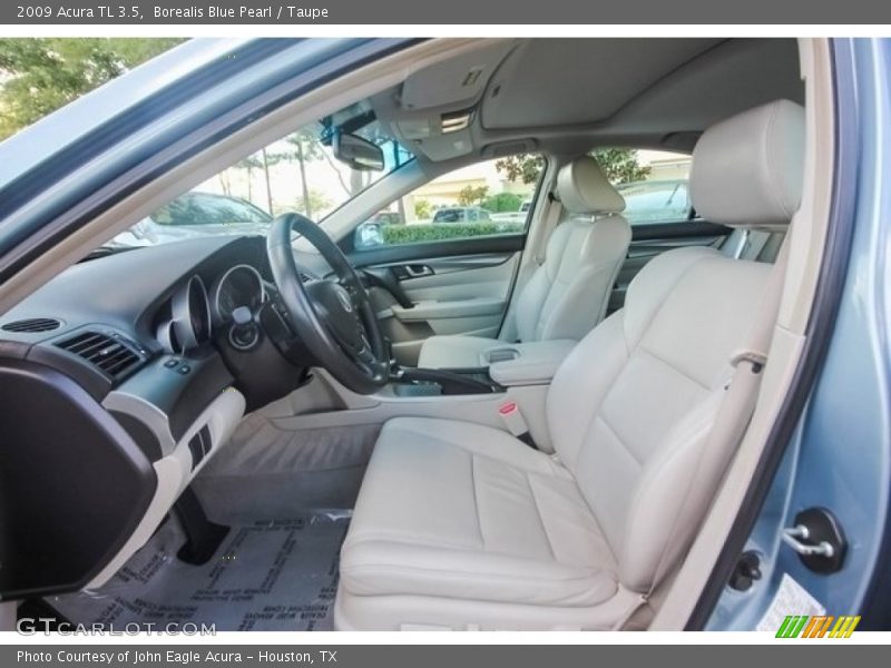 Borealis Blue Pearl / Taupe 2009 Acura TL 3.5