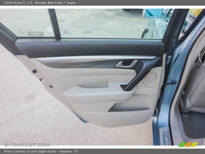 Borealis Blue Pearl / Taupe 2009 Acura TL 3.5