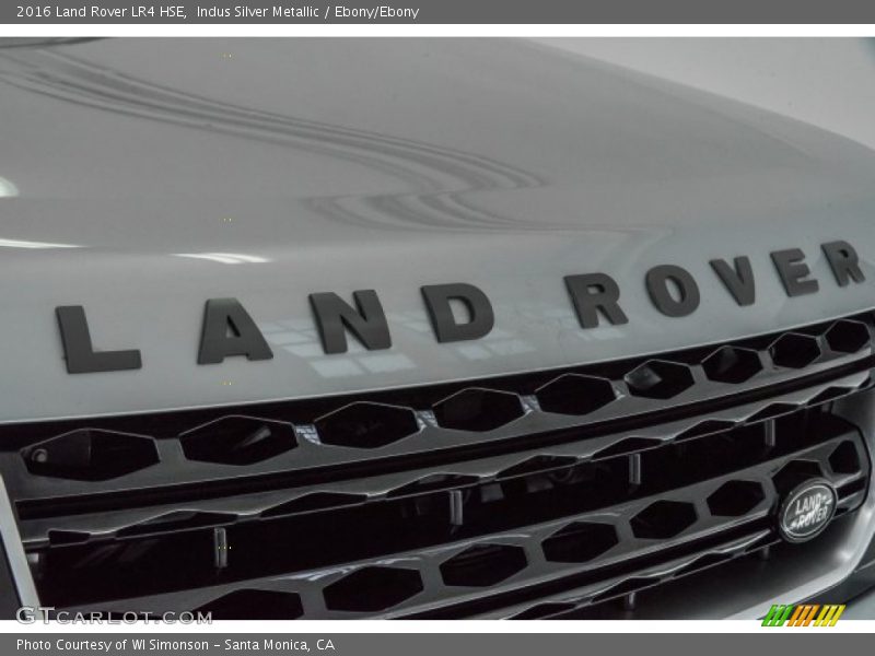 Indus Silver Metallic / Ebony/Ebony 2016 Land Rover LR4 HSE
