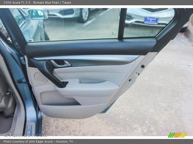 Borealis Blue Pearl / Taupe 2009 Acura TL 3.5
