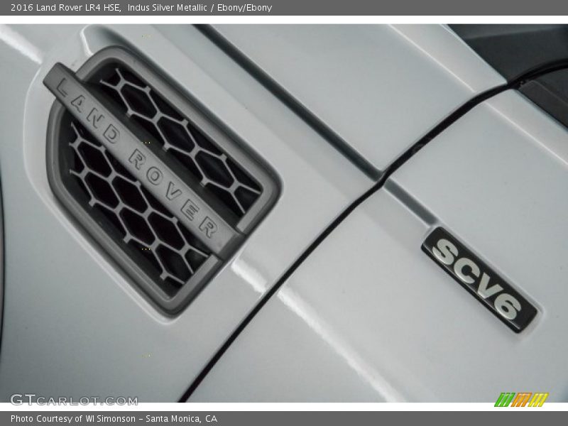 Indus Silver Metallic / Ebony/Ebony 2016 Land Rover LR4 HSE