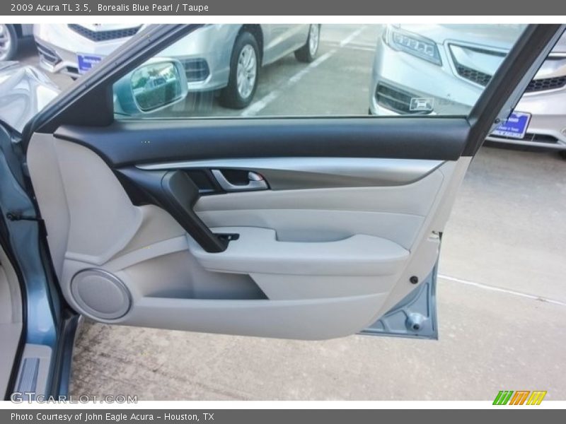 Borealis Blue Pearl / Taupe 2009 Acura TL 3.5