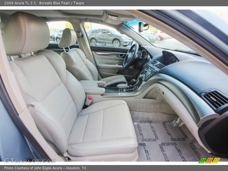 Borealis Blue Pearl / Taupe 2009 Acura TL 3.5