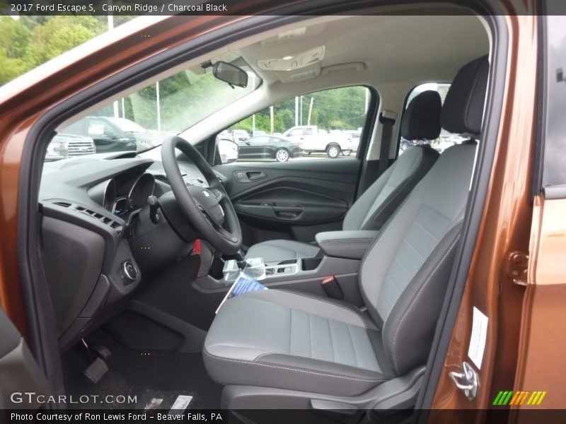 Canyon Ridge / Charcoal Black 2017 Ford Escape S