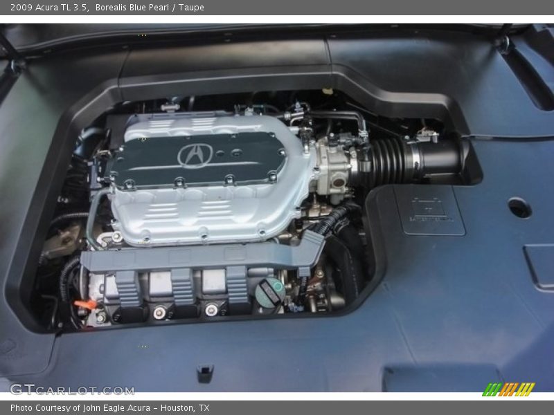 Borealis Blue Pearl / Taupe 2009 Acura TL 3.5