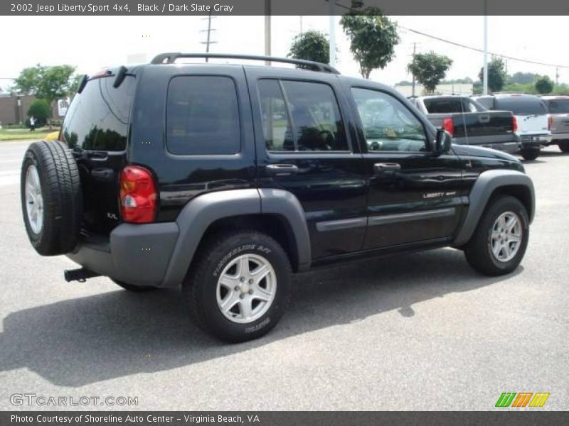 Black / Dark Slate Gray 2002 Jeep Liberty Sport 4x4